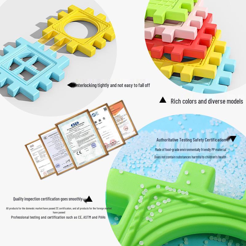 Happy Blocks: Extra Large Sensory Construction Set for Kids