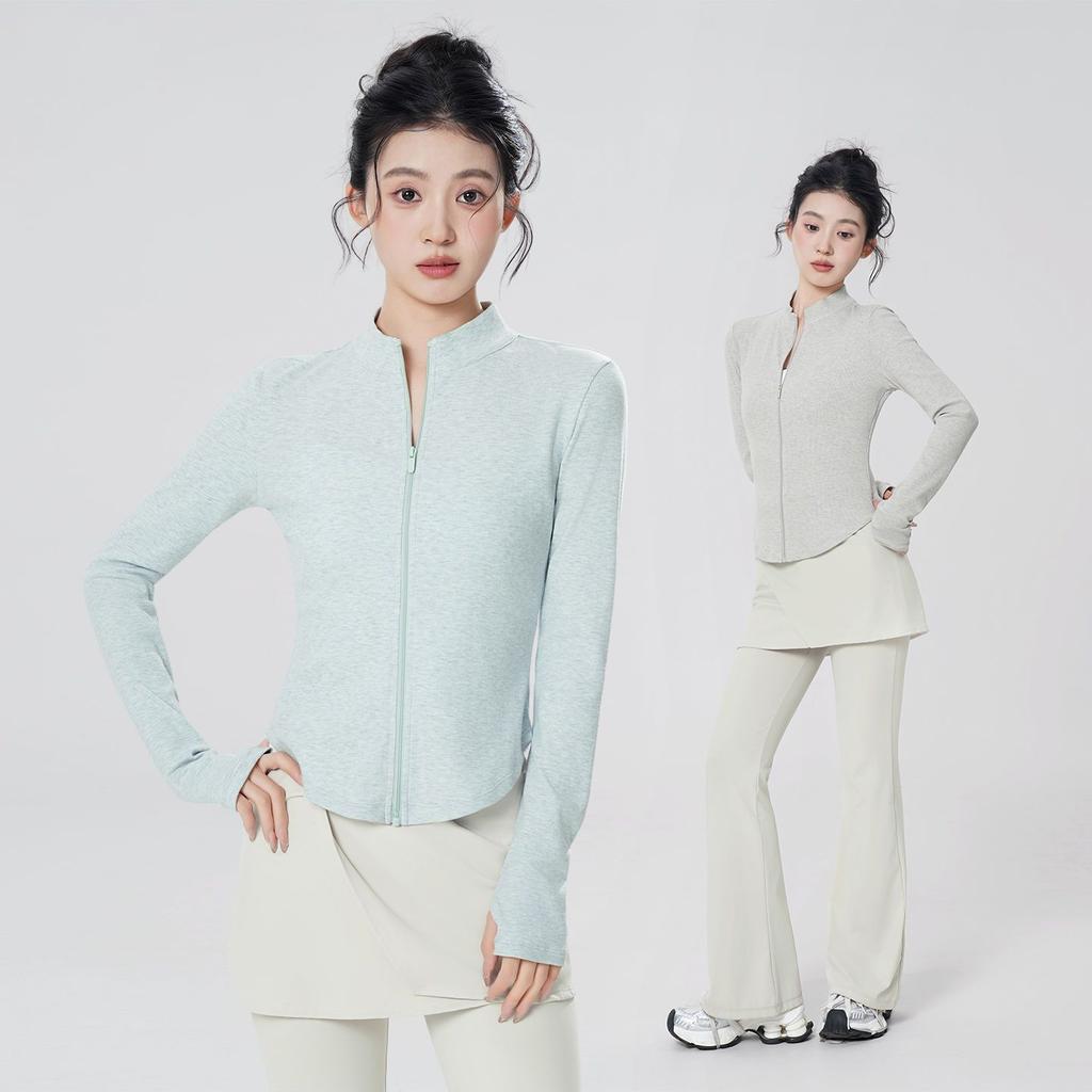 Dance Clothes Practice Clothes Women'S Adult Autumn New Modern Dance Clothes Black Top Long-Sleeved Cardigan Ballet Body Clothes