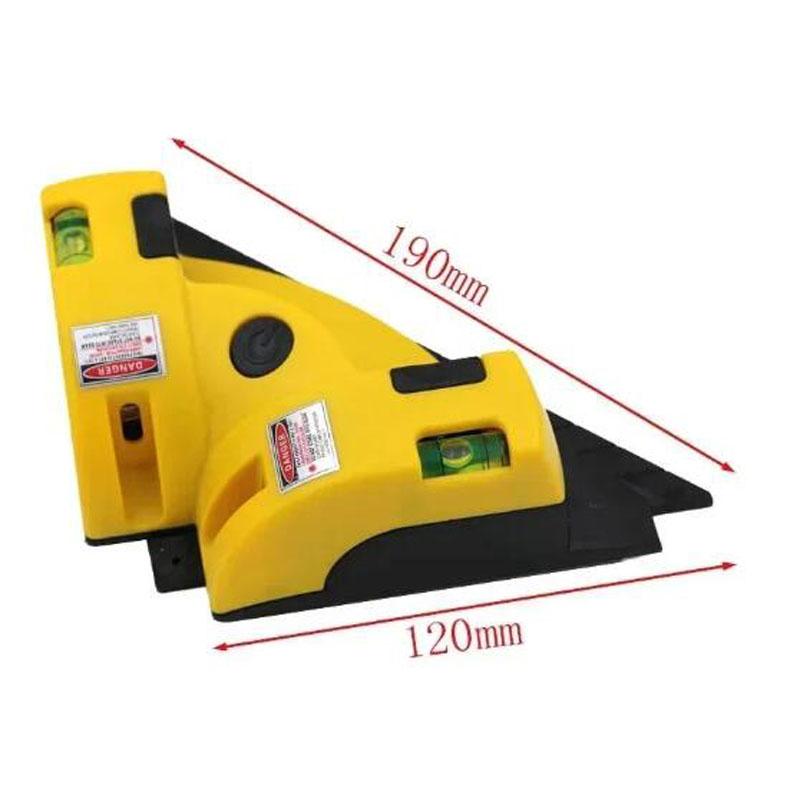 Right Angle 90 Degree Laser Level Laser Measurement Professional Laser Level Meter Construction Tool for Tile Work Woodworking