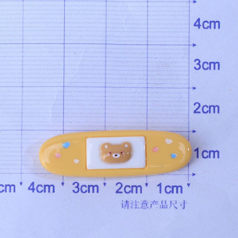 10Pcs New Cute Resin Cartoon Bear Series Flat Back Home Decor Parts Embellishments For Hair Bows Accessories