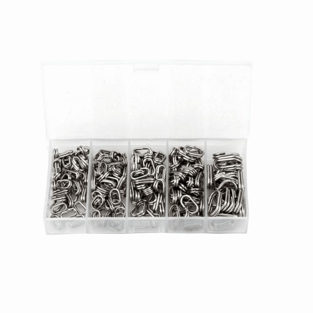 Stainless Steel Fishing Swivel Rings Multiple Sizes Lure Connecting Ring  Fishing Accessories