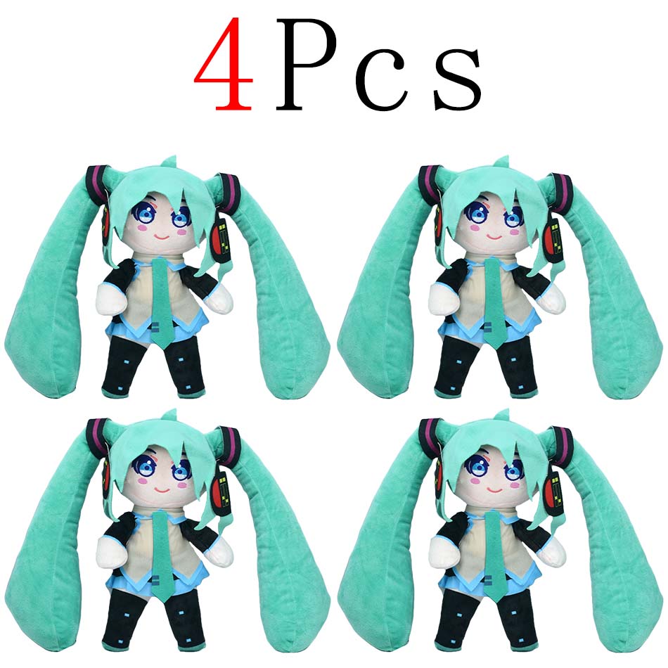 Cartoon 20cm Hatsune Miku Plush Doll Toy Anime sakura Miku snow Miku Character KawaiiSitting posture Fufu Kids Christmas Gift