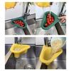 Sink Strainers Basket Punch Free Sink Drain Shelf Triangular Corner Kitchen Sink Hanging Strainer