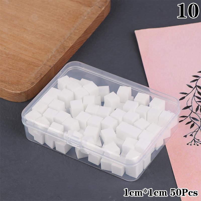 20/30/50/100Pcs 1/1.5Cm Soft Sponges Gradient Nail Art Stamper Tools Color Fade Manicure Diy Creative Nail Accessories