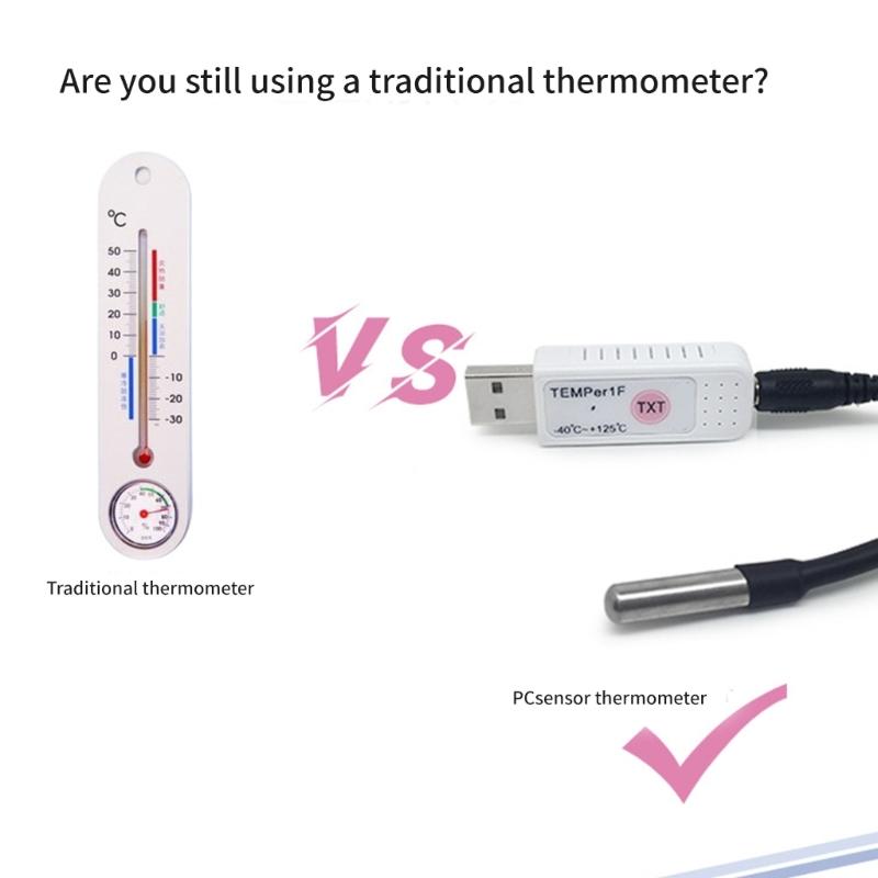 USB Thermometers Temperature Sensors Data Logger Recorders For Computer Phone Temperature Data Logger Recorders