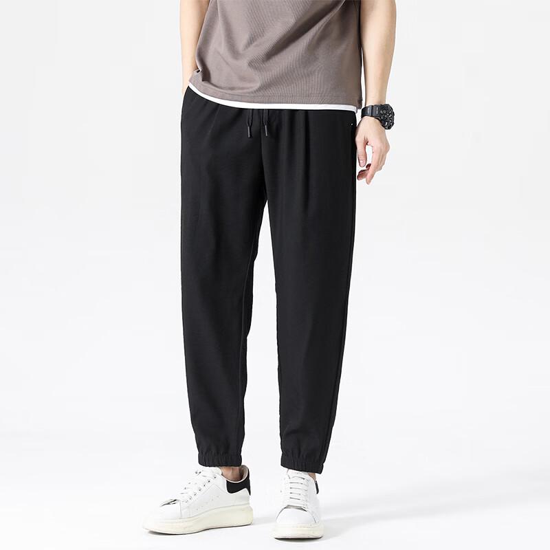 JEEP SPIRIT Men s Summer Quick-Dry Casual Pants L чёрный