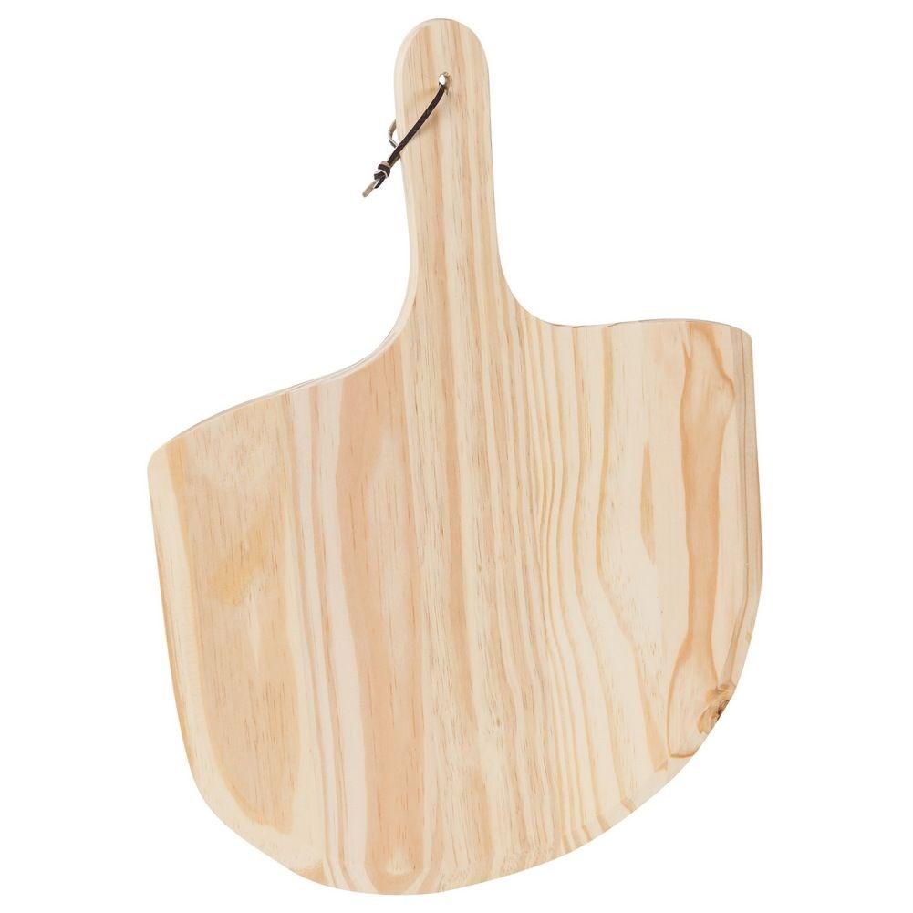 Kamień Do Pieczenia Pizzy Szamotowy Z Łopatą I Nożem 3 Elementy VILDE 279072