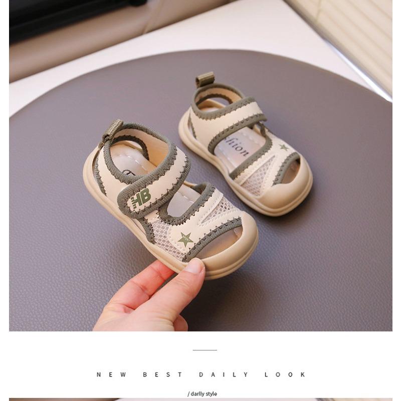 Baby sandals breathable 1-2 1-3 years old summer foot-wrapped toddler shoes infant children shoes girls and boys beach shoes
