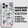 For iPhone 16 Pro 15 Pro Max 14 Plus 13 12 11 Phone Case Heart Pattern Clear Soft Silicone Slim Shockproof Transparent Lens Protection Bumper Cover