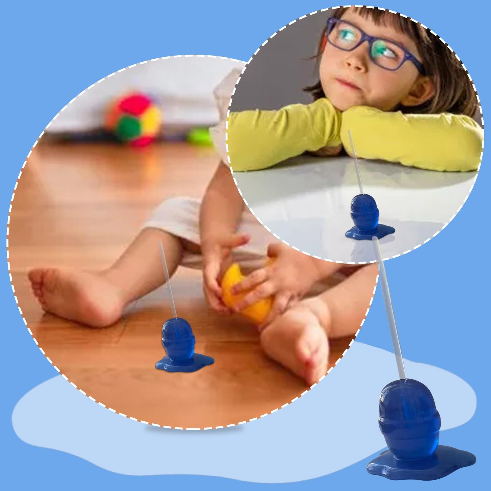 Resin Lollipop Figurine Melting Design Decorative Resin Sculpture Art Collectible Desktop Ornament A