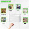 Clear Paper Towel Dispenser Acrylic Hand Tissue Napkins Box Folded Paper Towel Holder  Commercial