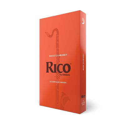 WoodWinds Reed for Bass Clarinet RICO REA2530 25 Pieces D'Addario D'Addario [Hardness 3.0] []