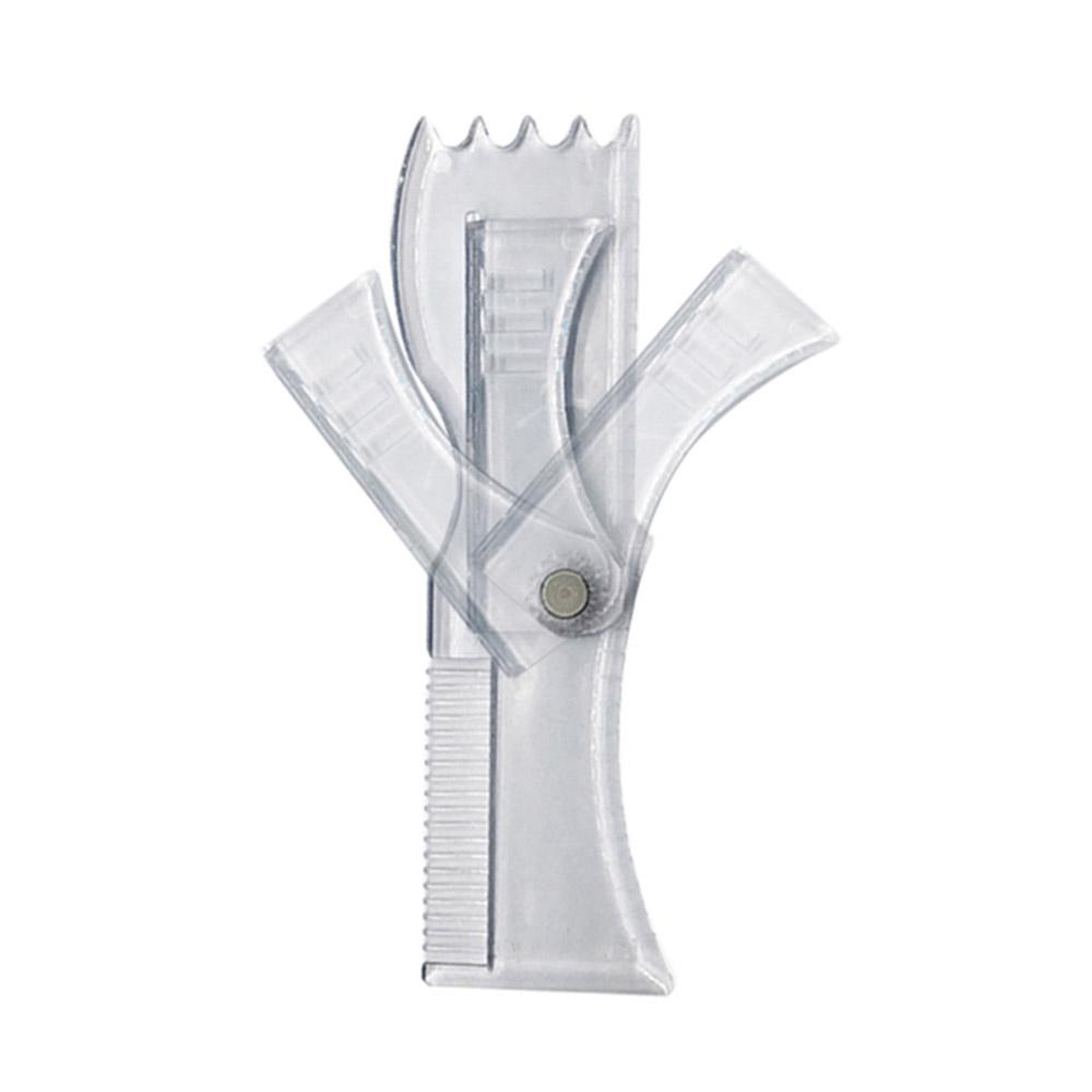 

Инструмент для формирования бороды. Руководство по шаблону формирователя для обрезки бороды. Трафарет для бритья с полноразмерным гребнем для выравнивания. прозрачный