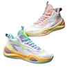 906 Men's Women's Basketball Shoes Low Top Leather Mandarin Duck Color Matching Couple Fashion Anti Slip Training Sports