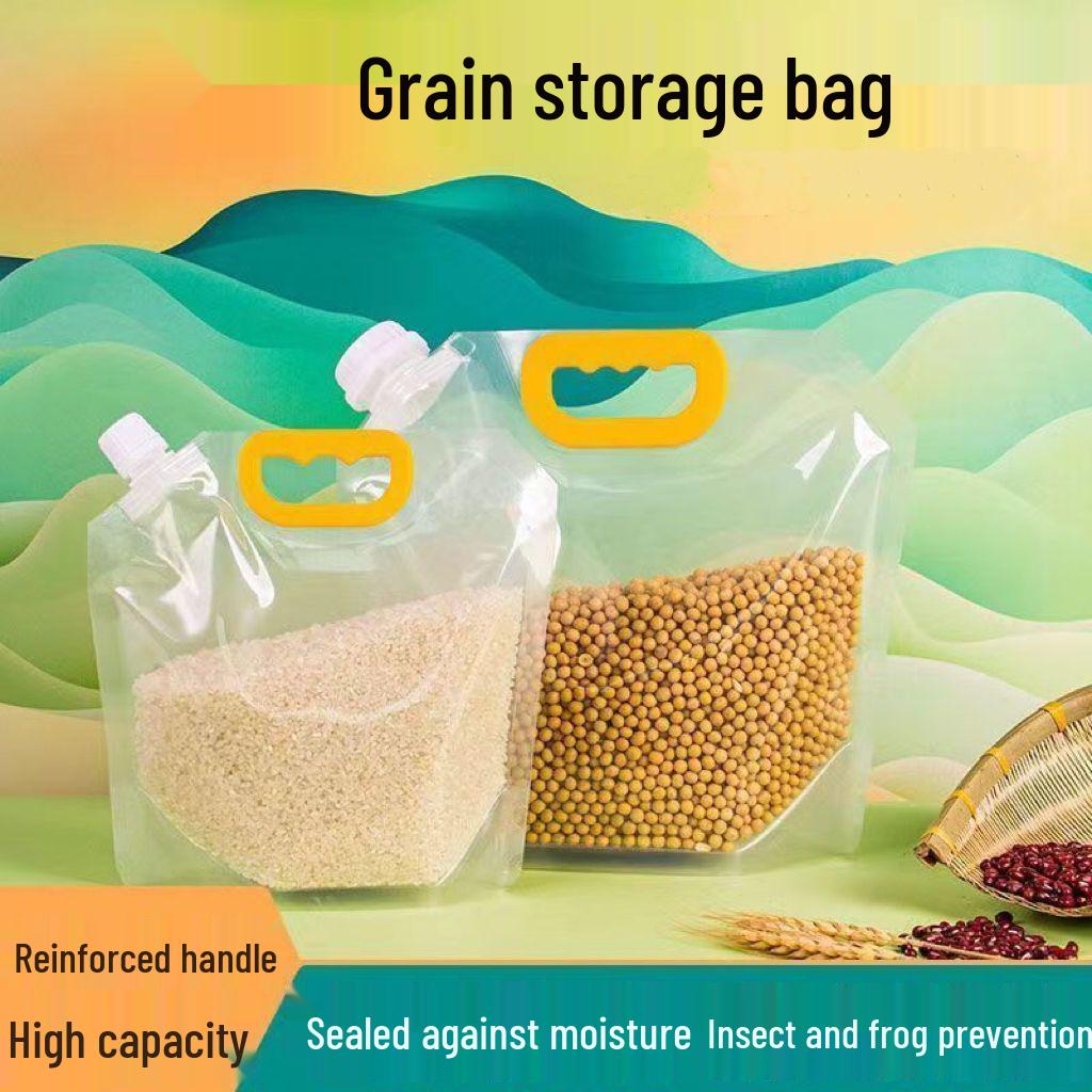 Large Grain Storage Bag with Spout Seal for Home Use