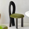 Official New Middle-Ancient Home Design Man Fish Chair Home Dining Chair Creative Retro B & B Cosmetic Chair Armchair