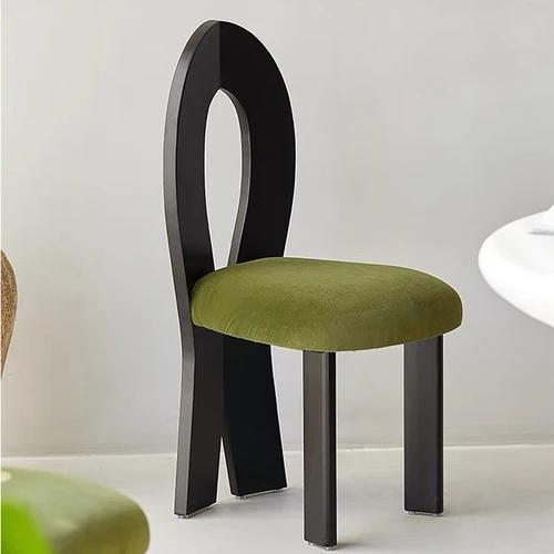 Official New Middle-Ancient Home Design Man Fish Chair Home Dining Chair Creative Retro B & B Cosmetic Chair Armchair