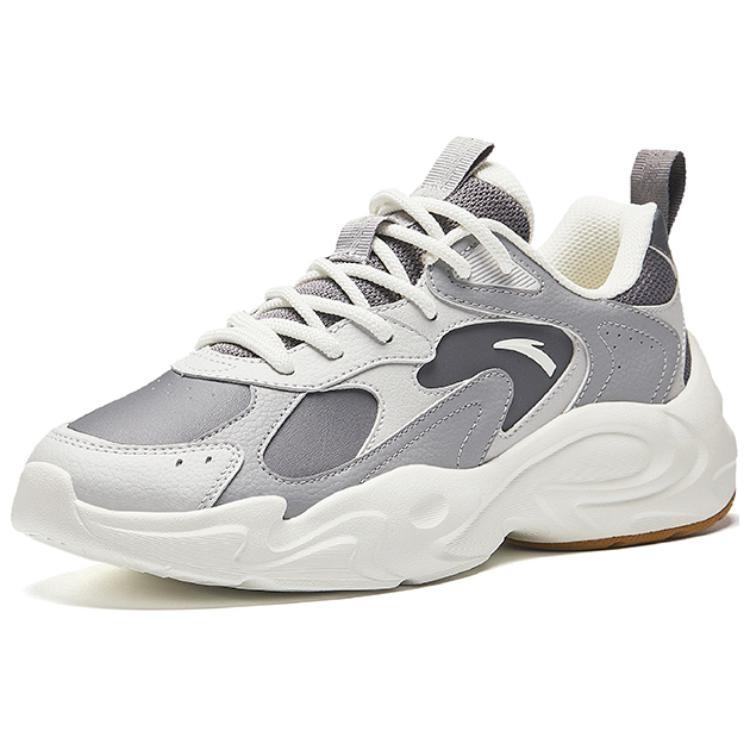 Anta Life Collection Slip Resistant Abrasion Resistant Low top Casual Shoes Men's Gray 912438805-7