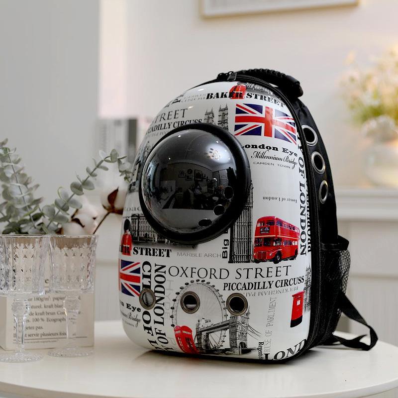 

Портативный рюкзак-переноска для кошек и домашних животных, капсульный рюкзак-пузырь для домашних животных, щенков, котят и птиц, дышащий рюкзак для переноски домашних животных для путешествий