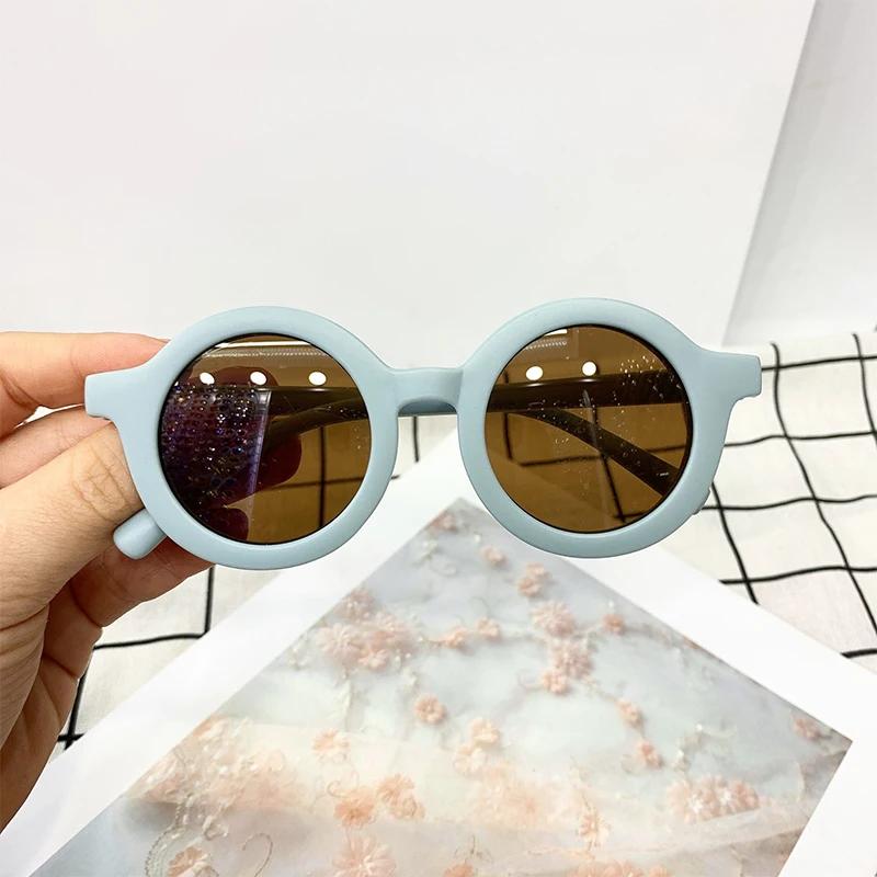 Korean Adorable Round Sunglasses for Children Girls Boys Children's Sun Eyeglasses UV400 Protection De Sol Gafas Eyewear