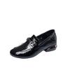 Patent Leather Spring New Low-heeled Small Leather Shoes Soft-soled Soft-faced Flat-soled Single Shoes