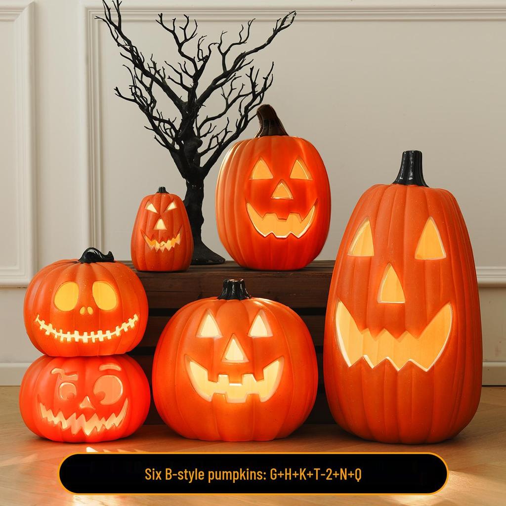 Halloween Large Pumpkin Lantern: Festive Decor for Doorways, Bars, and Shops