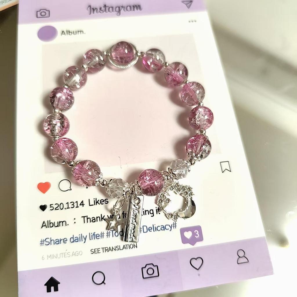 Festive Holiday Christmas Tree Bracelet with Lampwork Beads