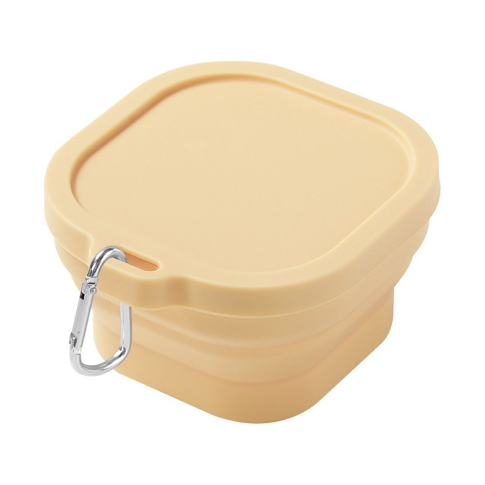 Silicone Camping Bowls Portable Food Storage Container Large Capacity Foldable Lunch Box  Travel