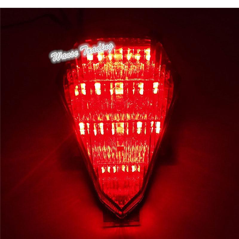 Waase For Yamaha YZF R6 RJ15 2008 2009 2010 2011 2012 2013 2014 2015 2016 Tail Light Brake Turn Signals Integrated LED Light