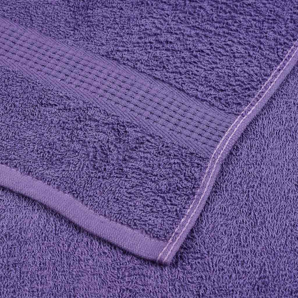 Vidaxl Ręczniki Mydlane 4 Szt. Fioletowe 30X30 Cm 360 Gsm 100% Bawełna