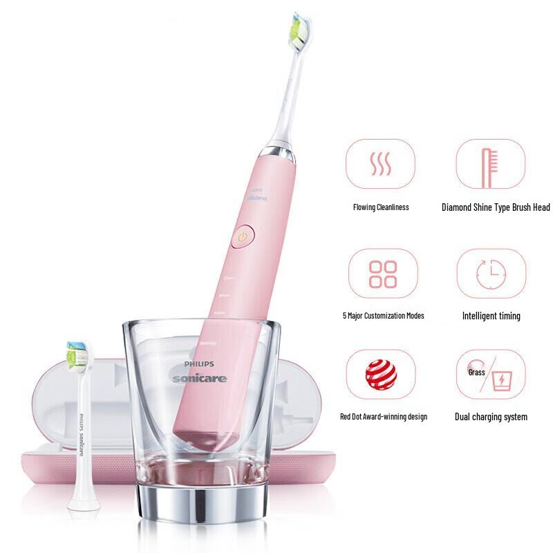 

Philips DiamondClean 5 Series Sonic Electric Toothbrush, Pink