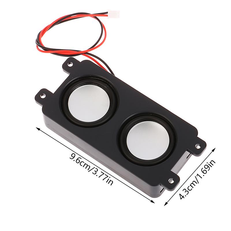 3W 4 Ohm Mini Full Range Clear Sound Cavity Speaker Dual Vibration Membrane Audio Loudspeaker Box Connector For Tv Computer