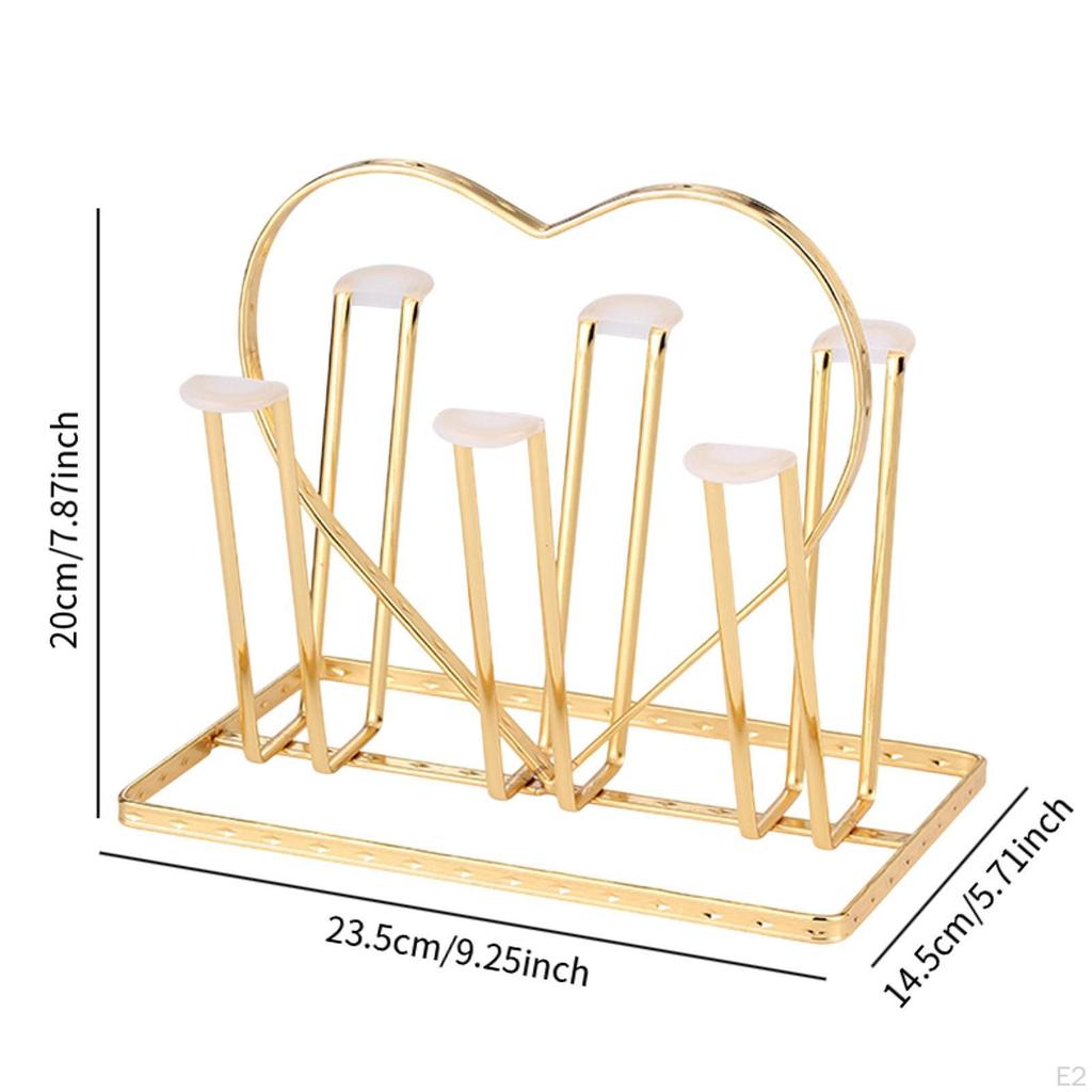 Stojan na sušení šálků, odkapávač na lahve, kompaktní stojan na odkládání, držák na hrnky do restaurace
