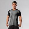 (47-98 kg)Herren Schnelltrocknendes Sport-T-Shirt Elastische Strumpfhose Atmungsaktives Workout Fitness Tops Laufen Wandern Fitnessstudio Kleidung Hemd
