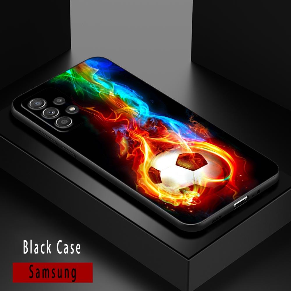 Football Passion Soccer Ball Case For Samsung Galaxy A14 A32 4G A33 5G Case A13 A23 A31 A02 A03 A22 A24 A02S Soft Silicone Cover