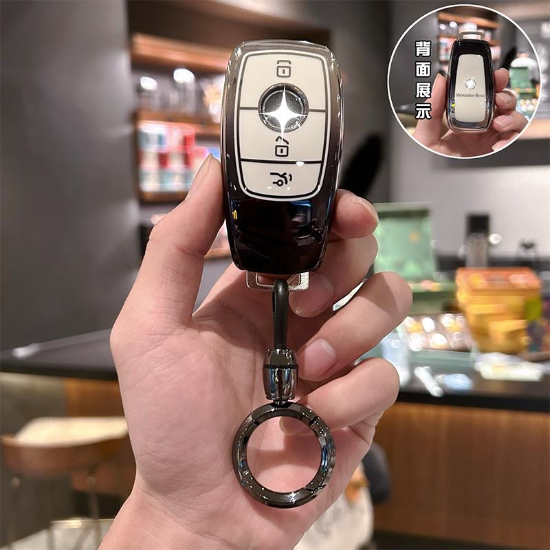 Fashion  Car Remote Key Case Cover Shell For Mercedes Benz A C E S G Class GLC CLE CLA GLB GLS W177 W205 W213 W222 X167 AMG A1