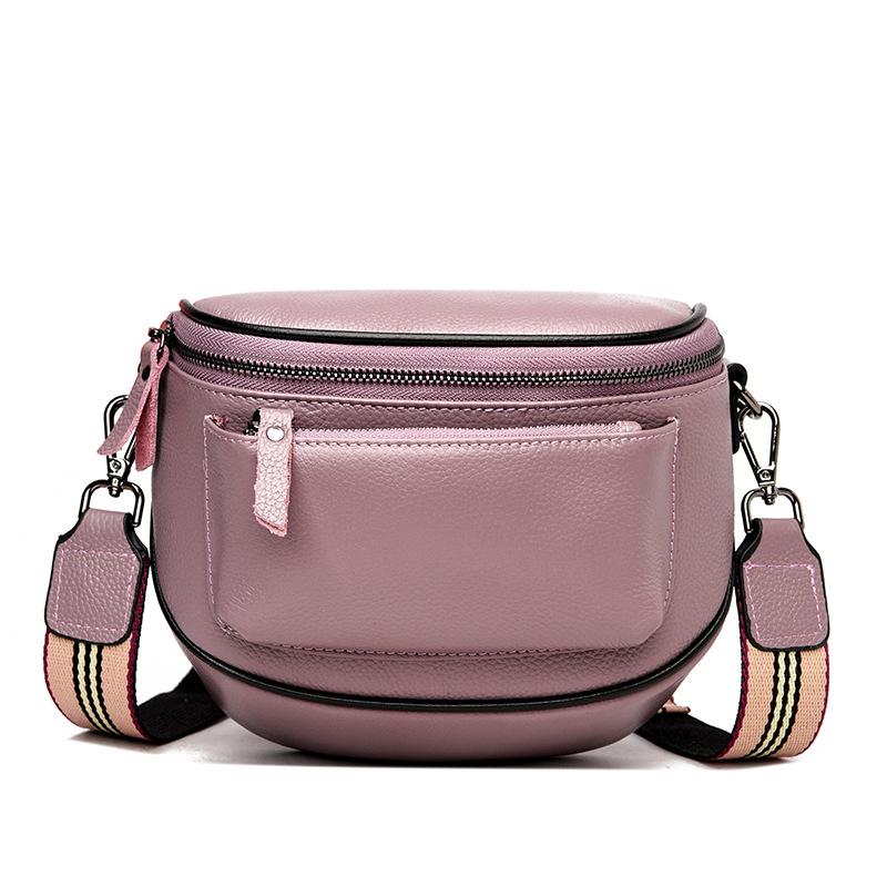 Genuine Leather Shoulder Bag for Women New Simple Casual and Fashionable Small Shoulder Bag for Women's Head Layer Cowhide Crossbody Bag