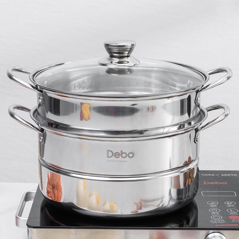 DeBao Edelstahl Doppelschicht Multifunktionsdampfgarer