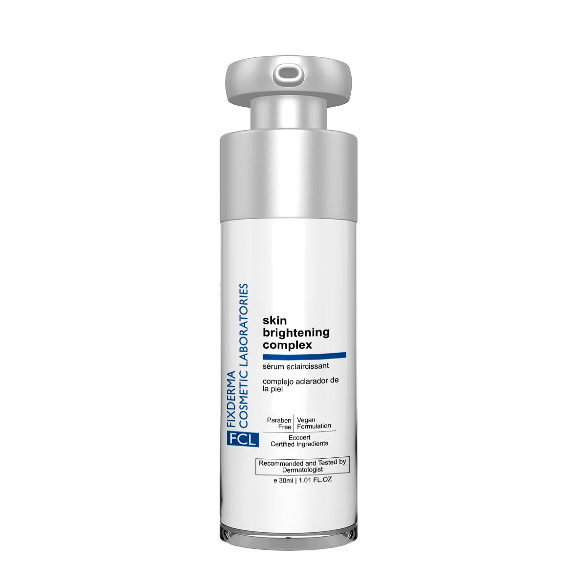 

FIXDERMA COSMETIC LABORATORIES Лосьон для осветления кожи, улучшает текстуру кожи, гиалуроновая кислота, альфа-арбутин, 30 мл (Пакет из 1)