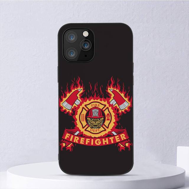 

Чехол для телефона пожарного пожарного для Iphone 11 12 Mini 13 14 Pro Xs Max X 8 7 6s Plus 5 Se Xr Shell iPhone12PROMAX