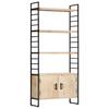 Day and Night - Day and Night 4-tier Shelving Solid Mango Wood 80x30x180 Cm