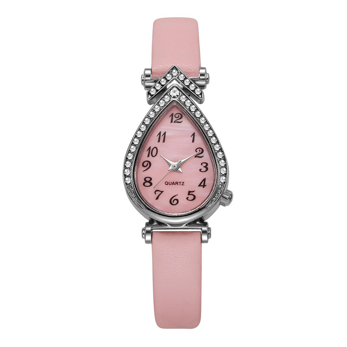 

Модные женские кварцевые часы со стразами, женские повседневные наручные часы с кожаным ремешком, часы для девушек, Reloj Mujer