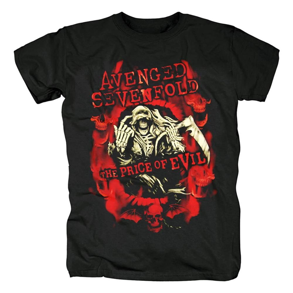 Metalcore Avenged Sevenfold Rockové Tričko Pánské Dámské 100% Bavlna Nadměrná Velikost Streetwear Letní Oversized Volné O-výstřih Unisex Trička