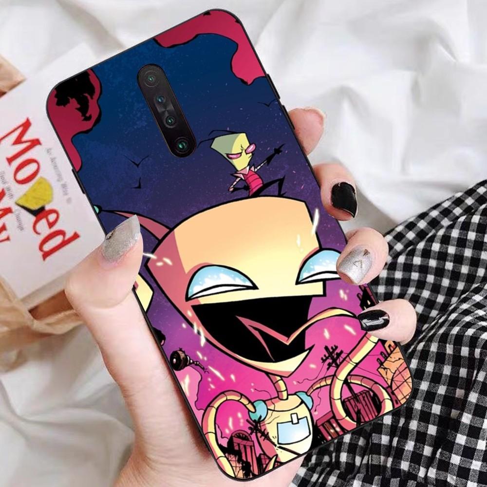 Invader Zim Anime Phone Case For Redmi 5 6 7 8 9 10 Plus Pro 6 7 8 9 A GO K20 K30 K40 Pro Plus F3 Fundas