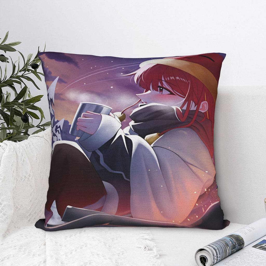Akane Lize Singer Pillow Cover Graphic Cushion Cover Vintage Pillow Case For Living Room Sofa