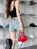 Spicy American Girl High-Waist Denim Shorts – Women's Summer Fashion, Butt-Hugging, Versatile Hot Pants
