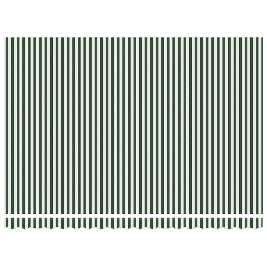 Replacement Canopy Fabric Green and White 430 X 345 Cm Polyester