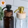 Kitchen Accessories Replacement Soap Pump Bamboo Stainless Hand Liquid Soap Dispenser Bottle Pump Head for Soap Dispenser