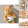 Cute Butter Bear Plush Toy Stuffed Doll Birthday Gift Soft Doll Kids Girls Lovely Gift 50cm 70cm 90cm