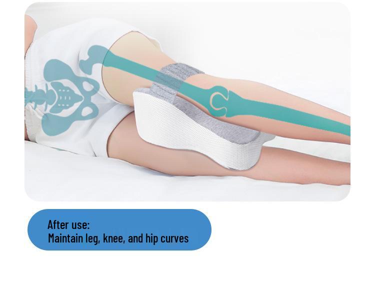 Memory Foam Leg and Knee Support Pillow for Bedridden Patients and Pregnant Women